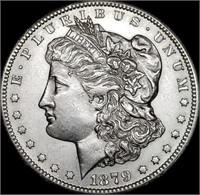 1879-CC US Morgan Silver Dollar BU Rare Date!