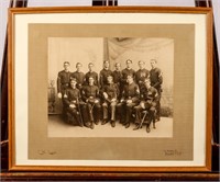 Framed Photograph Soldiers Circa 1875 - 1910