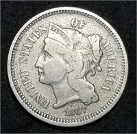 1867 Three Cent Nickel