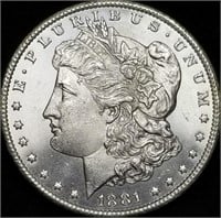 1881-CC US Morgan Silver Dollar Gem BU from Set