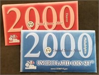2000 US Double Mint Set in Envelopes