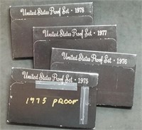 1975, 1976, 1977, 1978 US Mint Proof Sets MIB