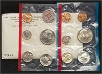 1972 US Double Mint Set in Envelope