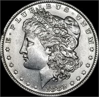 1882-O/S US Morgan Silver Dollar BU from Set
