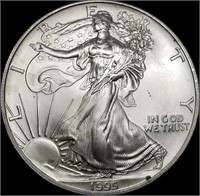 1995 1oz Silver Eagle BU
