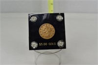 1898 5 DOLLAR GOLD PIECE