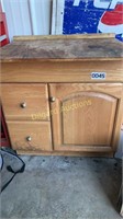 Wooden cabinet (approx 29”x20”x22”)