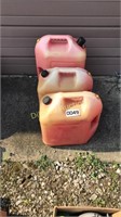 (3) gas cans