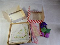 Vintage Ladies Silk Hankies