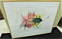 Signed Abstract Print