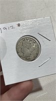 1912 Silver V Mercury Dime