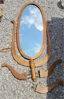 Chevelle oak Mirror