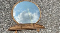 Circular vanity mirror