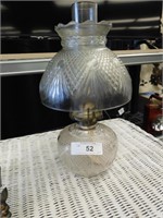 VINTAGE OIL LAMP W/SHADE
