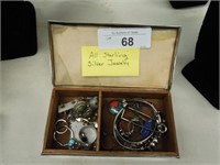 MIXED LOT OF ASST'D STERLING JEWELRY