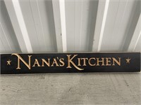 2' Wooden Sign Nana's Kitchen