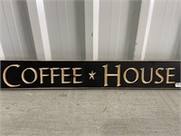 2' Wooden Sign Coffee House