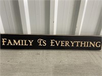 2' Wooden Sign Fanily Is Everything