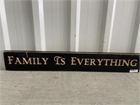 2' Wooden Sign Family Is Everything