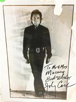 Johnny Cash Autographed 8x10. No COA. See Photos