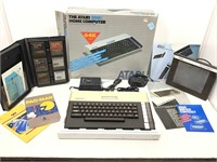 Atari 800XL Computer, games and touch tablet. In