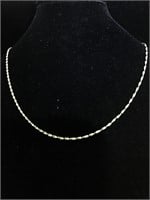 Sterling silver chain necklace 8 Inches