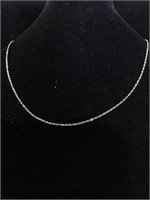 Sterling silver chain necklace 9.5 inches