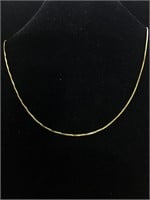 Sterling silver chain necklace 
9.5 inches