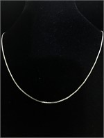 Sterling silver chain necklace 
11.5 inches