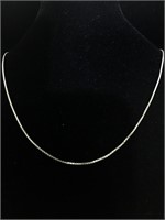 Sterling silver chain necklace 
8.5 inches