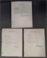 Signed letters - Edward M. Kennedy (3)