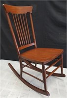 Antique rocking chair, 34" x 16" x 15 1/2"