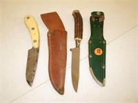 Lot (2) Hunting Knives