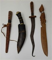 Group of daggers and letter opener