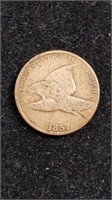1857 Flying Eagle small cent coin