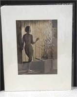 1950s female nude figure study photograph