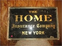 Early Insurance Company Glass Sign