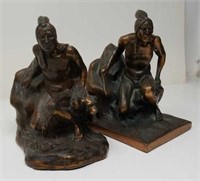 Pair of native bookends