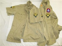Lot (2) Marine Khaki Shirts