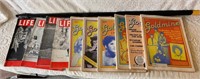 Gold Mime & Life Magazines (10)
