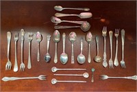 Mixed Lot of Antique Demitasse Spoons & Forks
