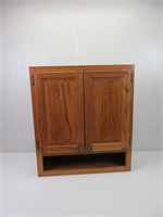 Solid Oak Wall Cabinet