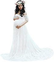 MEDIUM Maternity Dresses Women's Floral Lace Short
