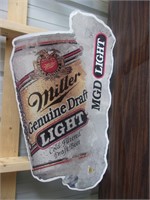 Miller Genuine Draft Light Tin Sign