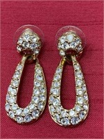 Swarovski Crystal Pierced Earrings