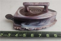Imperial Purple Slag Glass Dish