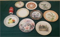 Collector Plates including Handpainted Nippon