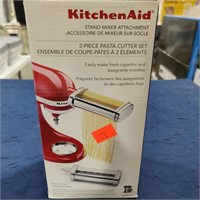 Kitchen Aid Attachment 2 Piece Pasta Cutter Set