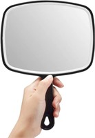 NEW- OMIRO Hand Mirror, Black Handheld Mirror