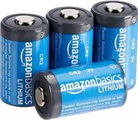 NEW-AmazonBasics 3V CR2 Lithium Battery Pack of 4